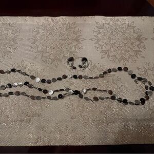 Elegant Multi-Color Beaded Necklace and Earring Set